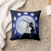 Coussin d'astronomie de phase lunaire. (Couverture)