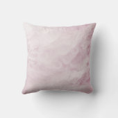 Coussin Date d'anniversaire Rose Abstrait Avec Bouquet (Verso)