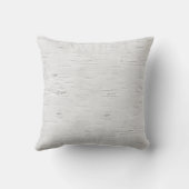 Coussin Date de mariage sur bouleau (Verso)