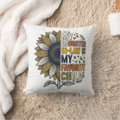 Coussin Daughter In Law Favorite Child Sunflower Vintage S (Couverture)