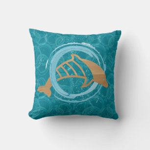 Coussin dauphin dansant