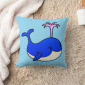 Coussin Dauphin de dessin animé mignon (Couverture)