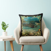 Coussin dauphin/marsouins, tortue de mer poissons de mer (Chaise)