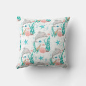 Coussin Dauphin Ocean Life (Verso)
