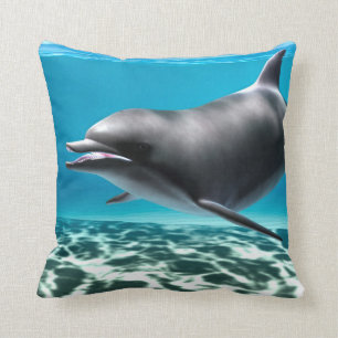 Coussin Dauphin souriant