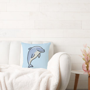 Coussin Dauphin souriant mignon