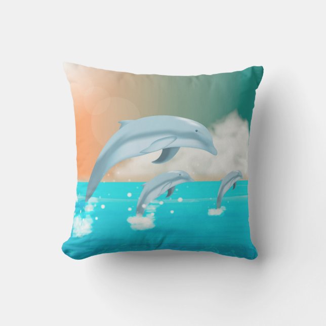 Coussin Dauphins (Recto)