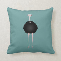 Coussin d'autruche