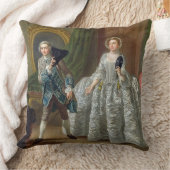 Coussin David Garrick et Mme Pritchard dans 'le méfiant (Couverture)