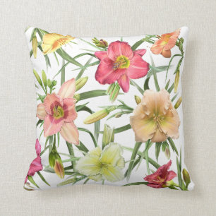 Coussin Daylilies partout