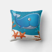 Coussin de baleine aquatique Ocean (Verso)