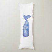 Coussin de baleine d'aquarelle (Devant (Vertical))