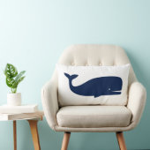 Coussin de baleines, Bleu et Blanc, Nourriture (Chaise)