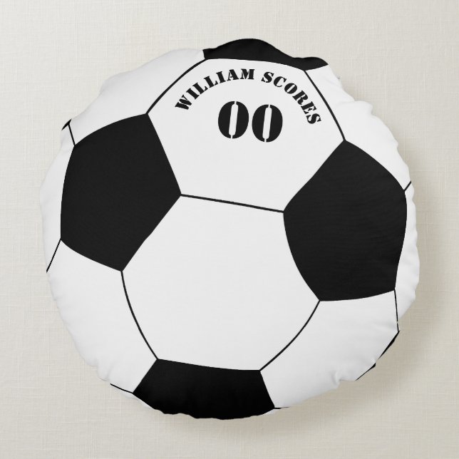 Coussin de balle de football et de football avec n (Dos)
