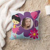 Coussin de Ballerina aux cheveux noirs (Couverture)