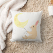 Coussin de ballon lapin et lune (Couverture)