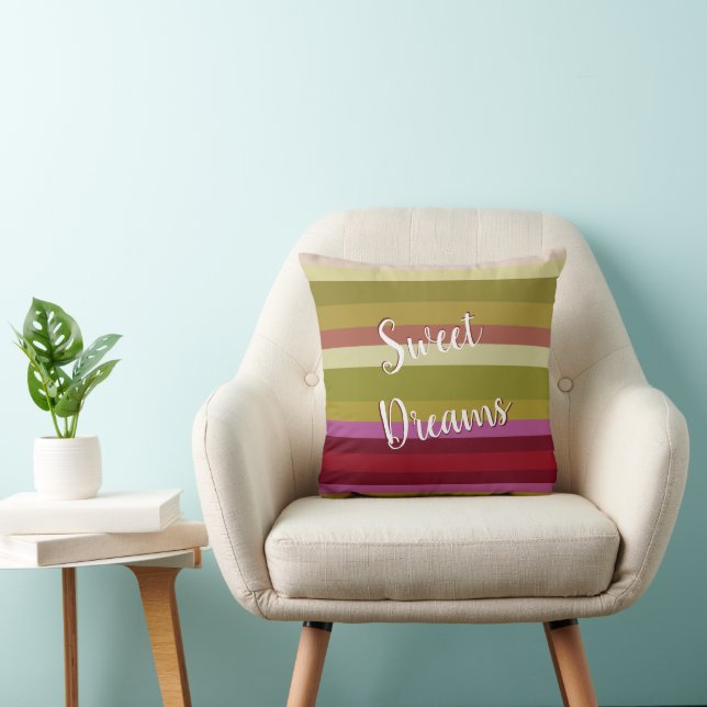 Coussin de bande orchidée de Sweams Dreams (Chaise)