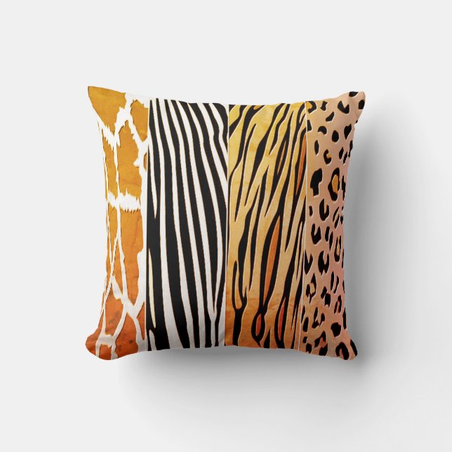 Coussin de bande Zebra imprimé (Recto)