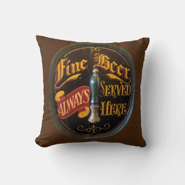 Coussin de bar pour bière ou Real Ale traditionnel (Recto)