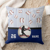 Coussin de baseball personnalisé avec votre numéro (Couverture)