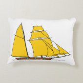 Coussin de bateau à voile Sunset (Dos)