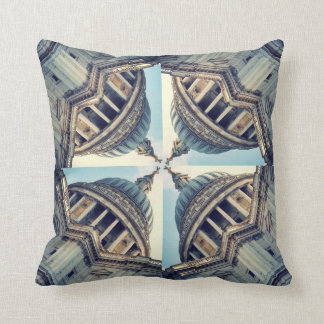 Coussin de bâtiments de collage d'art numérique