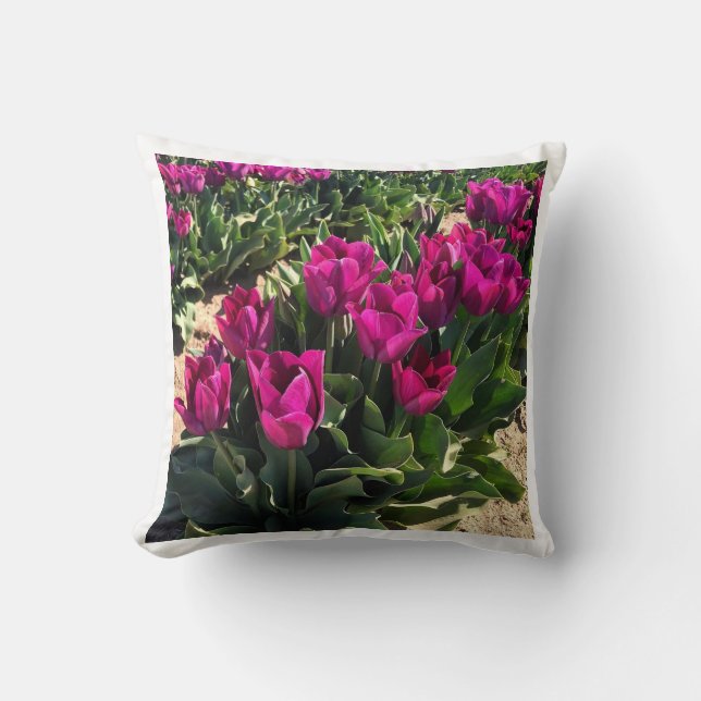 Coussin De beaux tulipes (Recto)