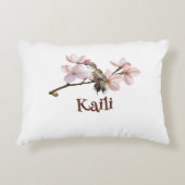 Coussin de bébé colibri personnalisé (Devant)