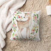 Coussin de bébé d'aquarelle de cerfs communs de (Couverture)