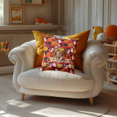 Coussin de bébé d'Halloween avec photo et citation