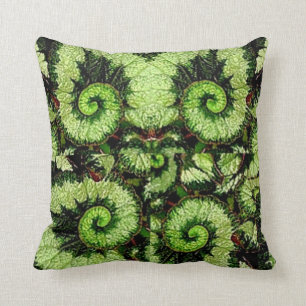 Coussin de bégonia de feuille d'escargot par