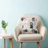Coussin de belles fleurs d'aquarelle parsèment (Chaise)