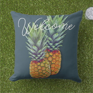 Coussin de bienvenue aux ananas