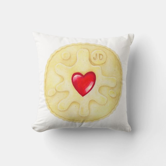 Coussin de biscuit de Jammie Dodger (Recto)