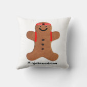 Coussin de biscuit Ninjabreadman (Verso)