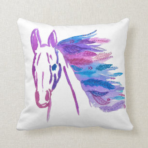 Coussin de Bohème de cheval par Megaflora