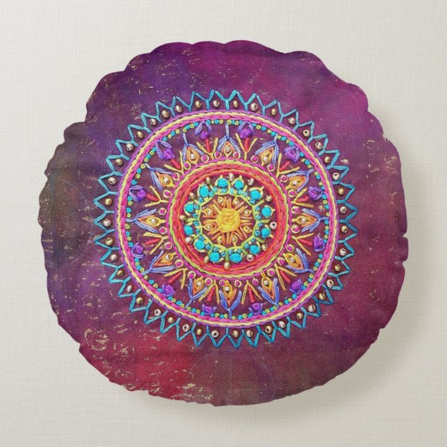 Coussin de Bohème de style (Devant)