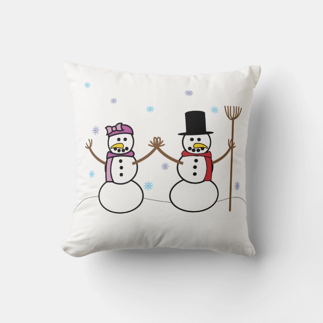 Coussin de bonhomme de neige (Recto)