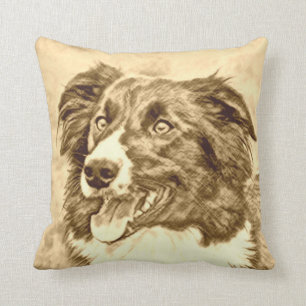 Coussin de border collie