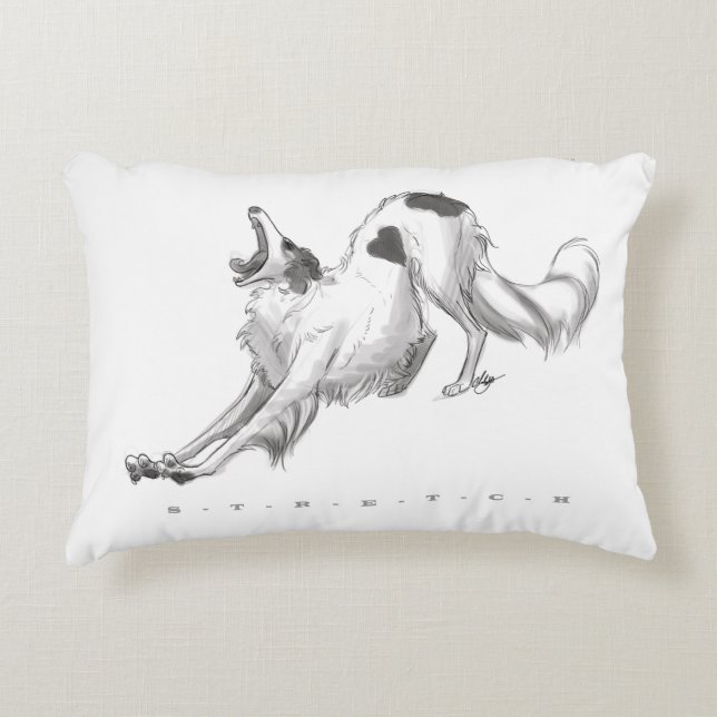 Coussin de Borzoi (Devant)