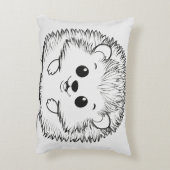 Coussin de bouchons de bascule - Hérisson adorable (Dos(Vertical))