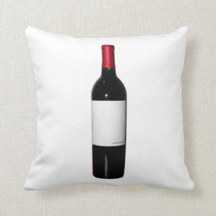 Coussin de bouteille de vin (Étiquette vierge)