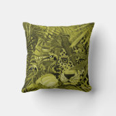 Coussin de brousse léopard olive (Verso)