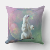 Coussin de bulle d'ours blanc (Recto)