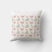 Coussin de Cactus à l'Aquarelle 16×16 (Verso)
