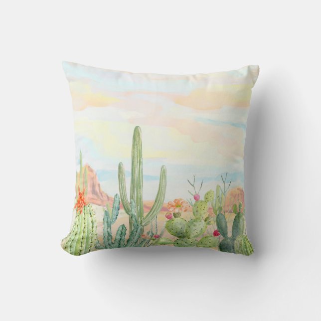 Coussin de cactus de sud-ouest (Recto)