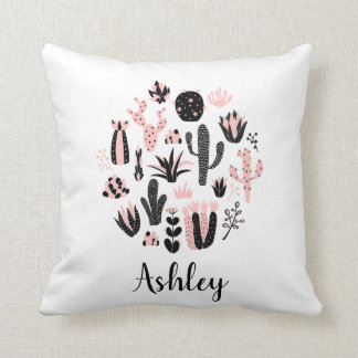 Coussin de cactus personnalisé