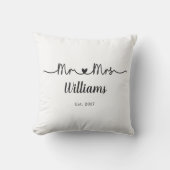 Coussin de cadeau d'anniversaire de mariage de M. (Recto)