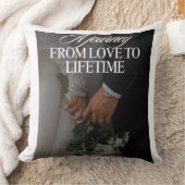 Coussin de cadeau d'anniversaire romantique - Coup (Couverture)