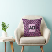 Coussin de cadeaux de mariage initial cool M et Mm (Chaise)